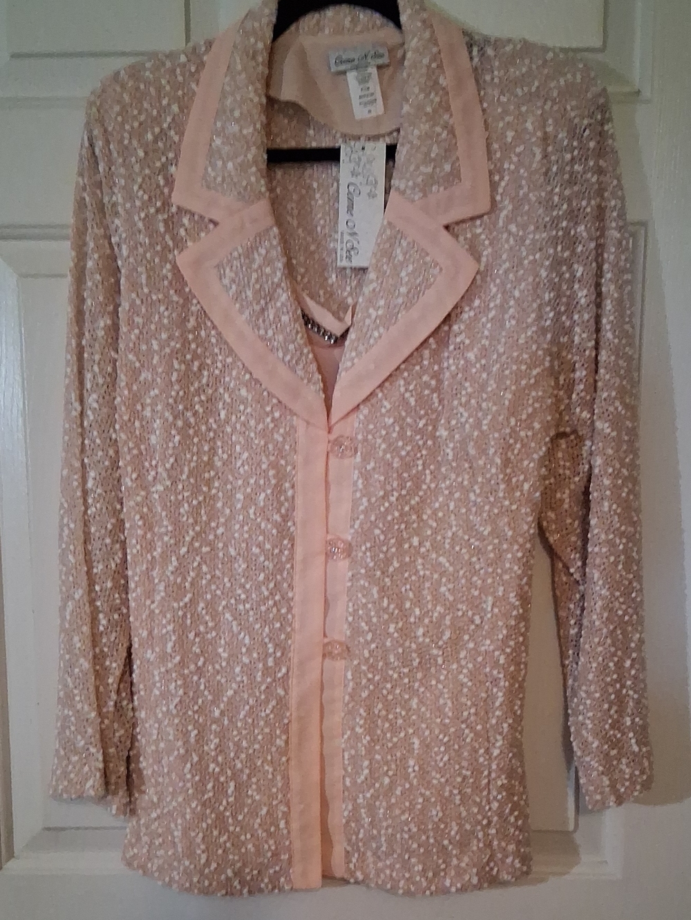 Women's Blush Sequin Jacket